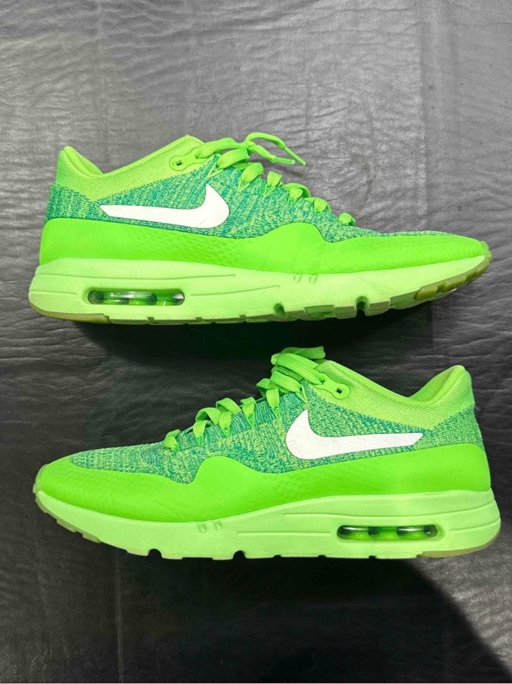 Nike Air Max 1 Ultra Flyknit Bright Green size 12